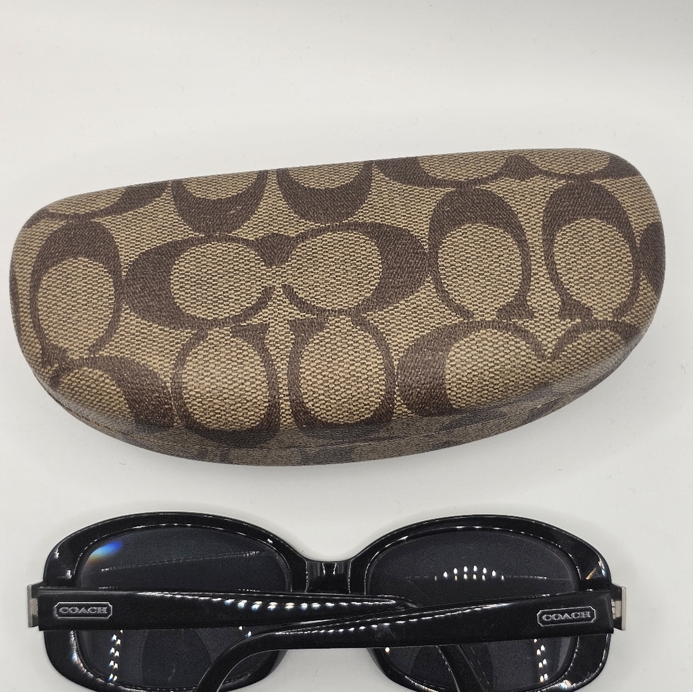 Coach Black Sunglasses With Case - Picture 5 of 8